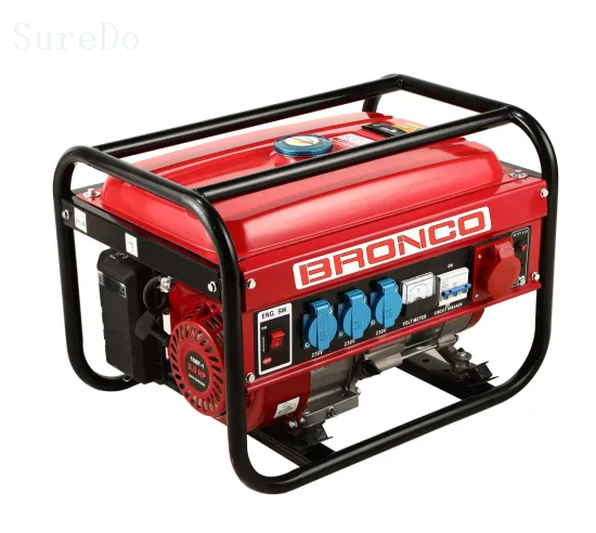  5kw 6kw Portable with Wheels and Handle Household Portable Gas Gasoline Generator 