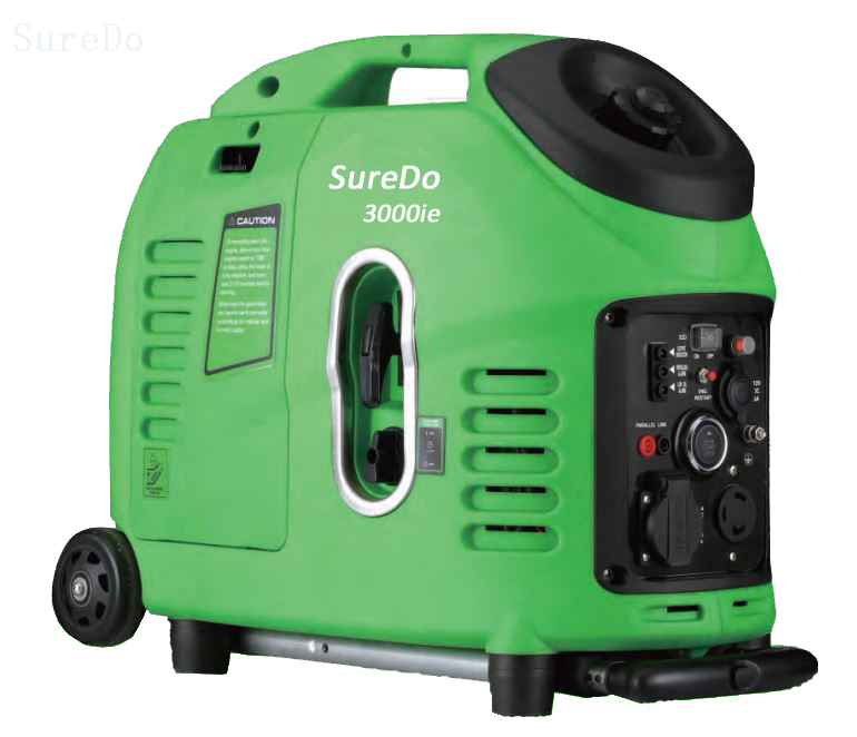 SureDo-3000ie small digital portable gasolien generator inverter 3kva