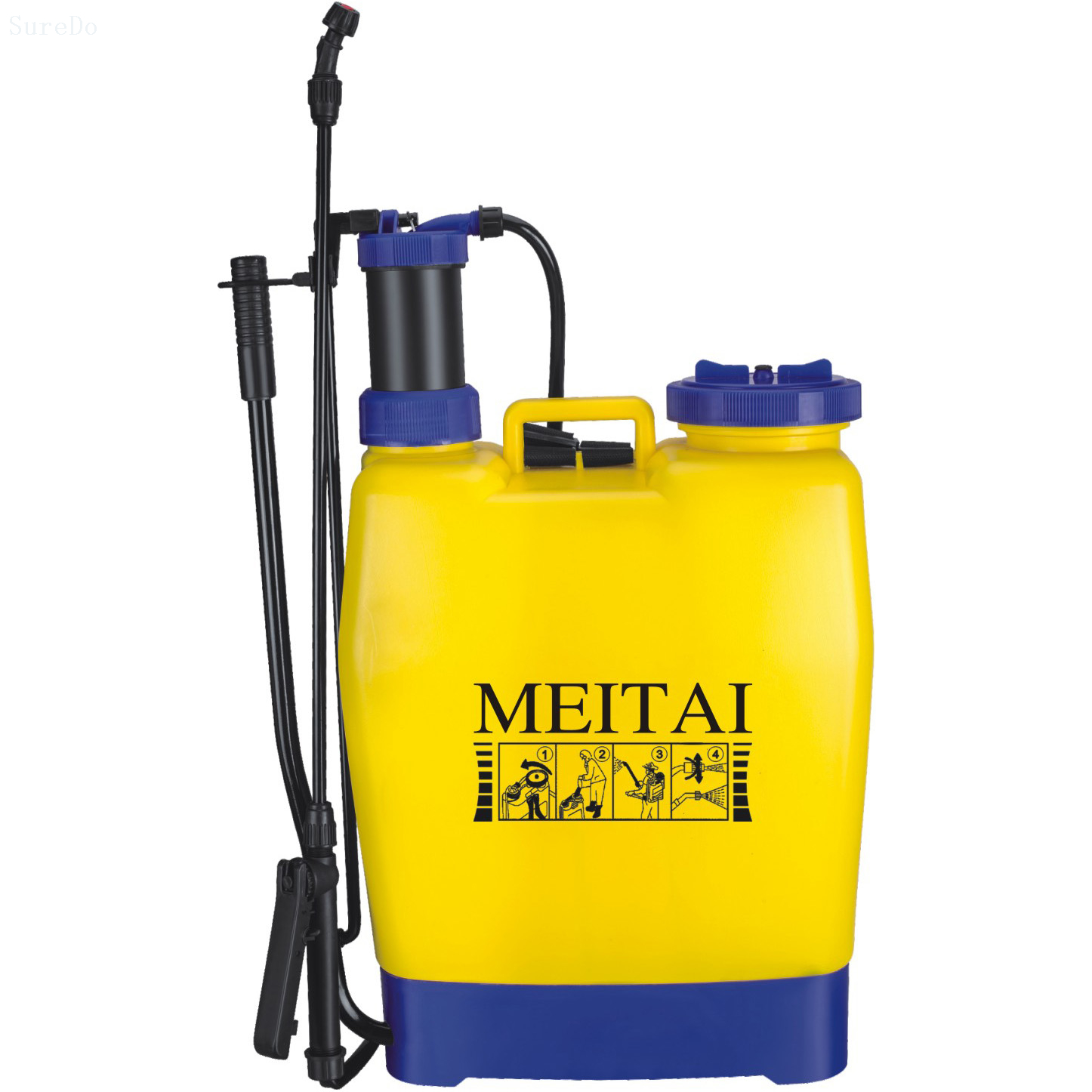 5-Gallon backpack plastic sprayer with stainless steel pump