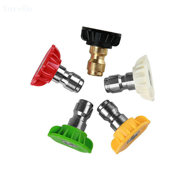 High Pressure Washer Spray Nozzle Tips Quick Connect Fittings